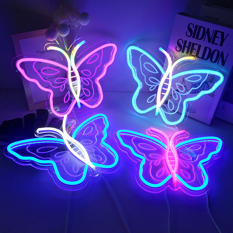 Sweet Butterfly Neon Light (4 Color Options)