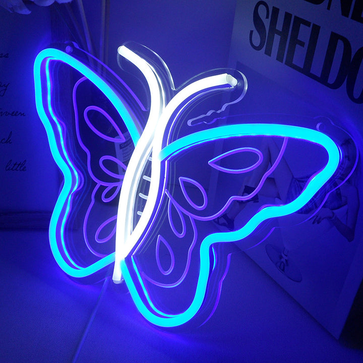 Sweet Butterfly Neon Light (4 Color Options)