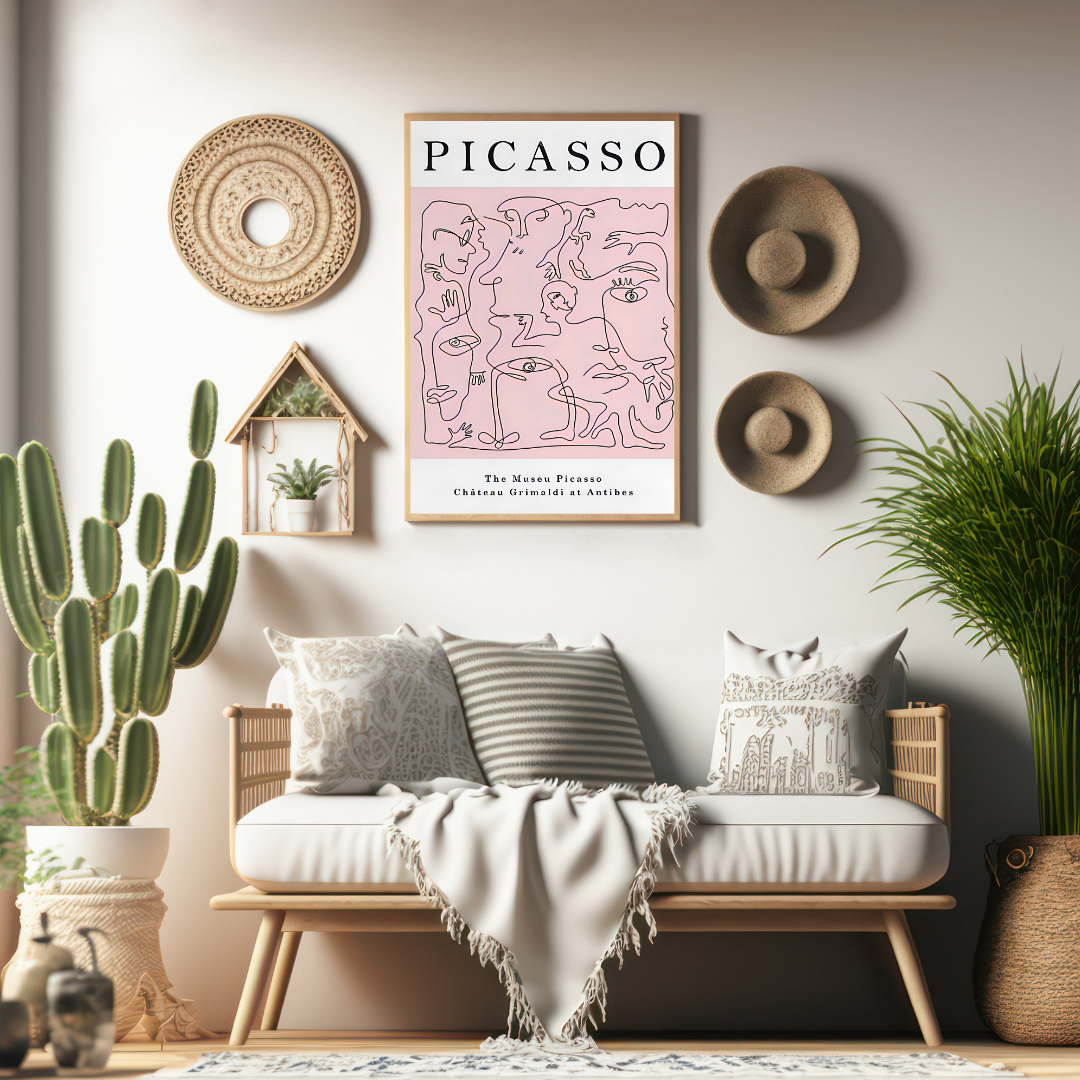 Pastel Picasso Poster