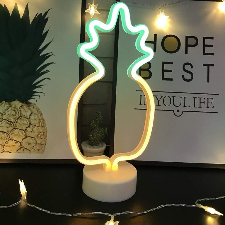 Pineapple Neon Table Light
