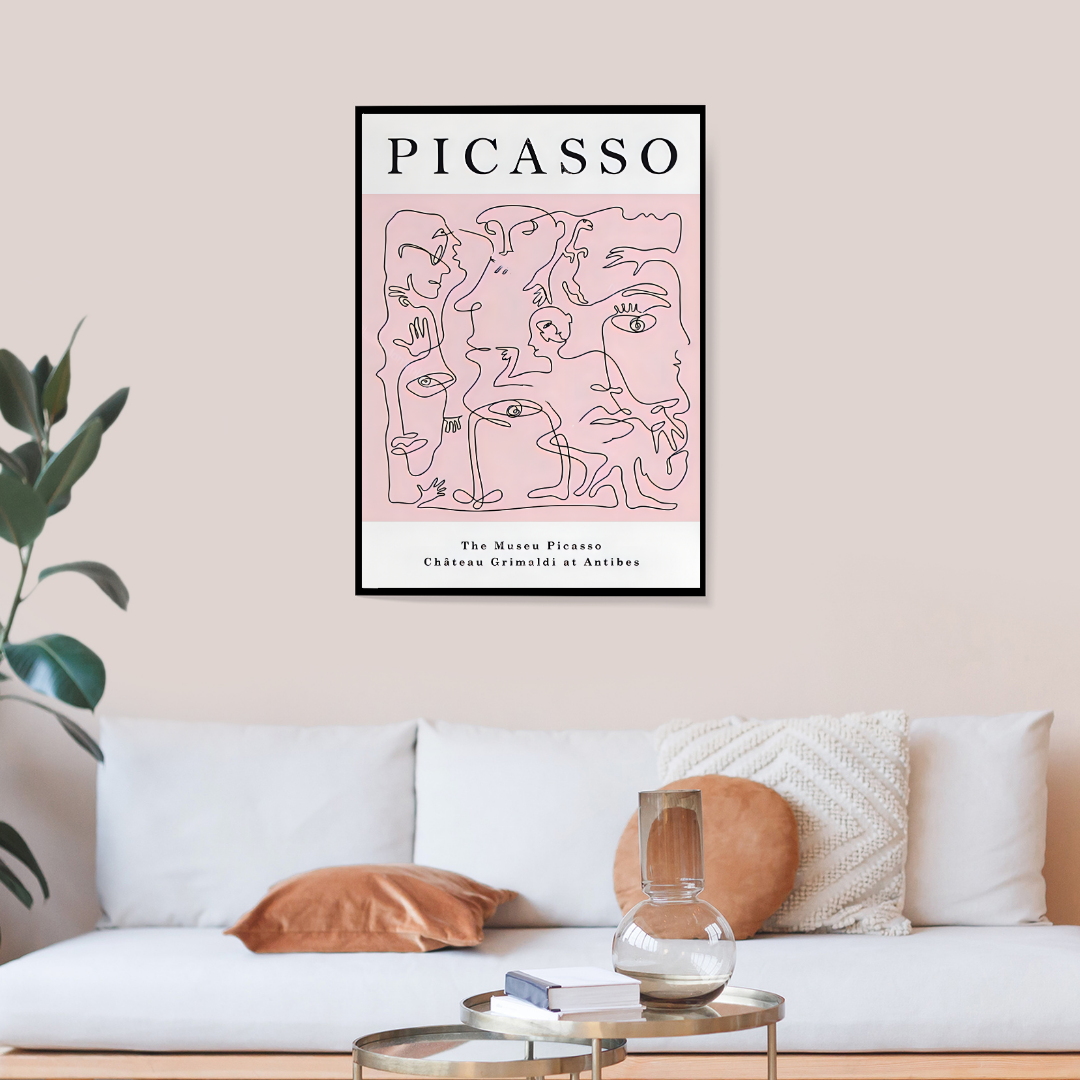Pastel Picasso Poster