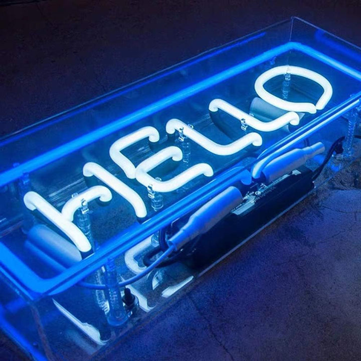 Hello Table Neon Light
