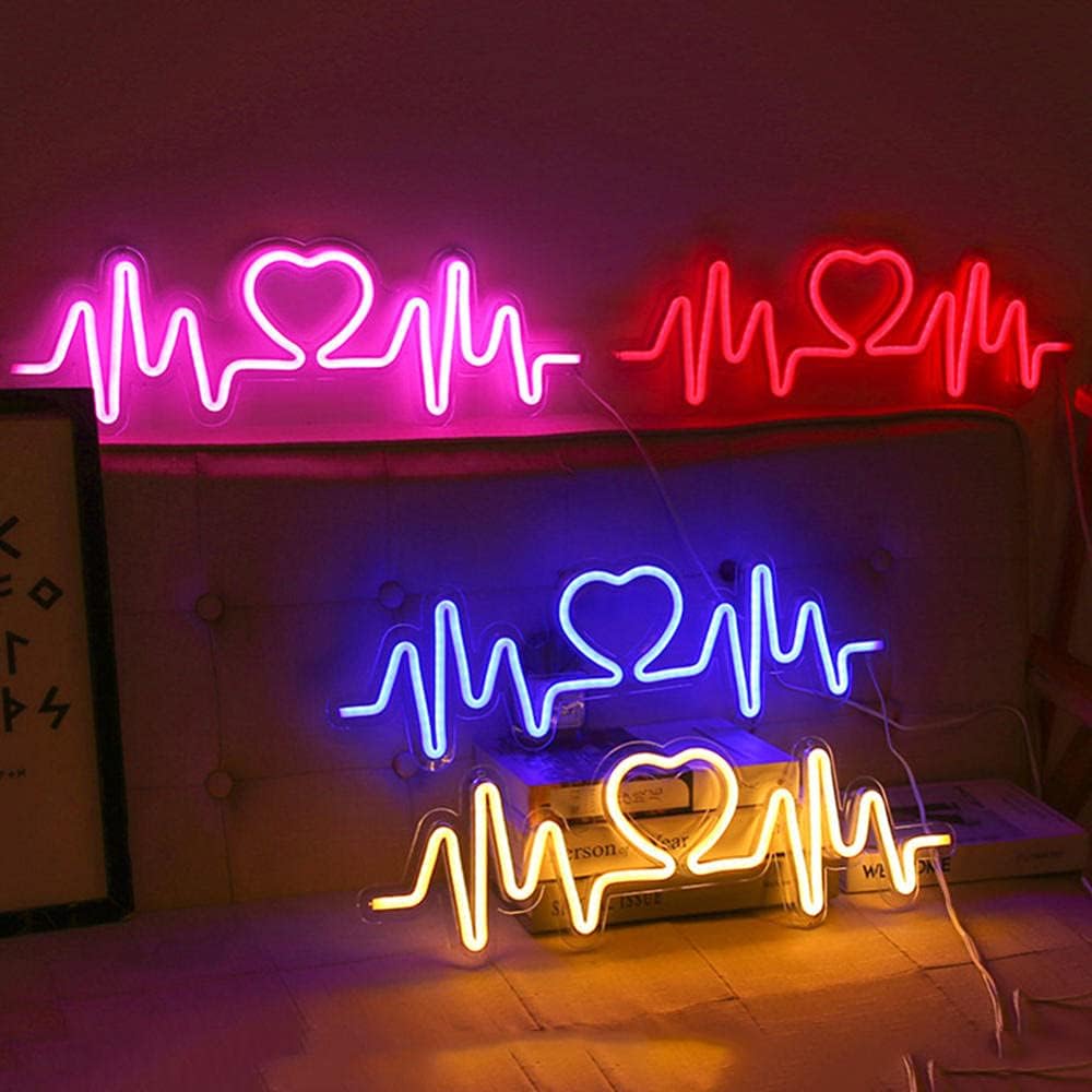 Heartbeat Neon Light