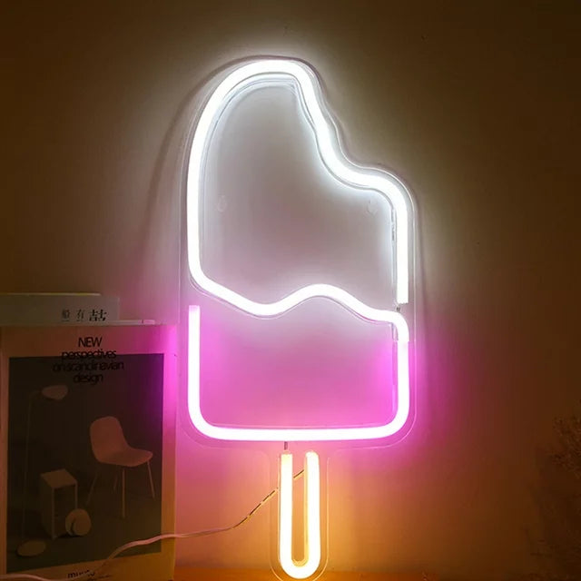 Ice Cream Neon Light