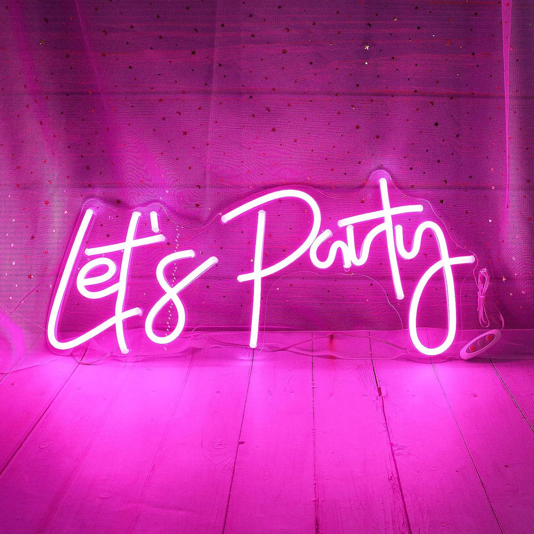 Let's Party Neon Light