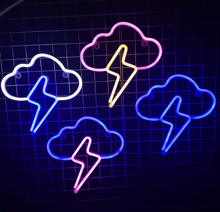 Lightning Cloud Neon Light (4 Color Options)