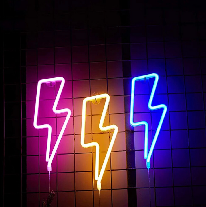Lightning Neon Light (4 Color Options)