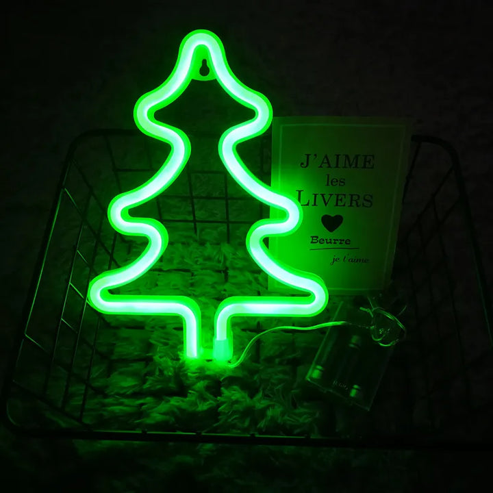 Pine Tree Neon Light