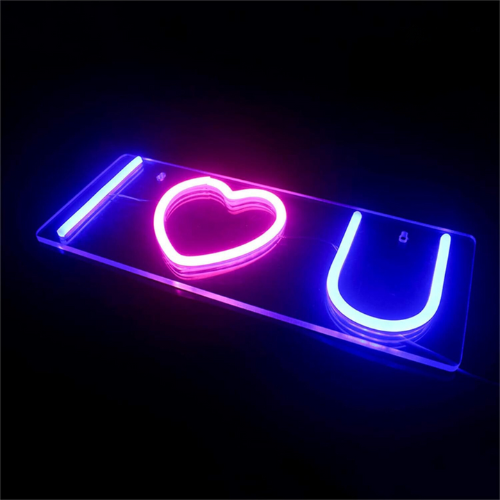 I Heart U Neon Light