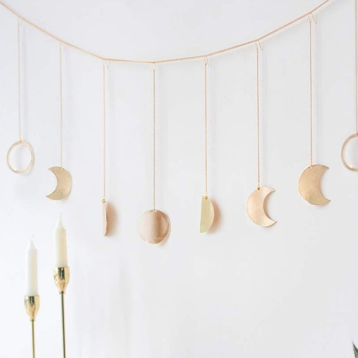 Phases of the Moon Metal Wall Hanging