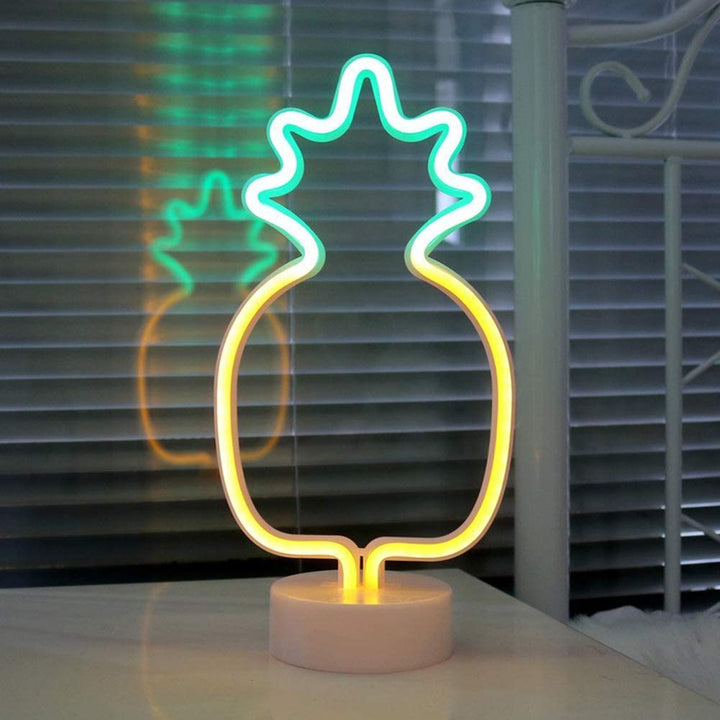 Pineapple Neon Table Light - Bad Bixch Decor