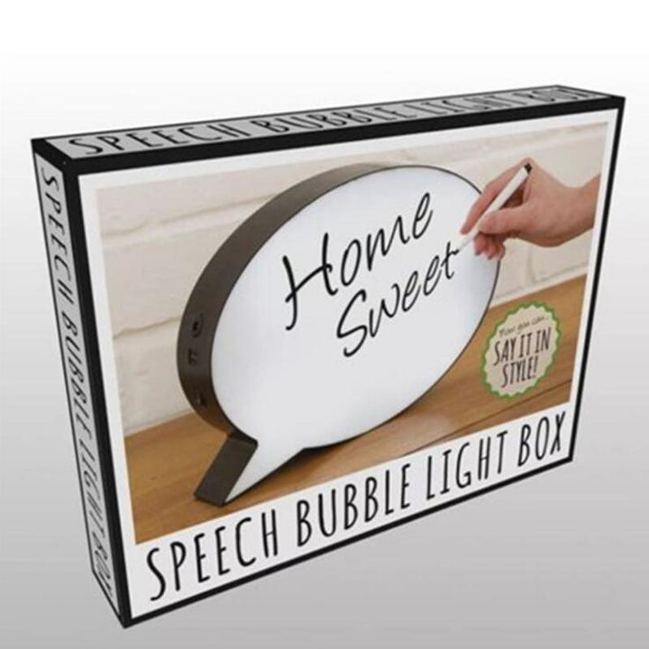 Speech Bubble Whiteboard Lightbox