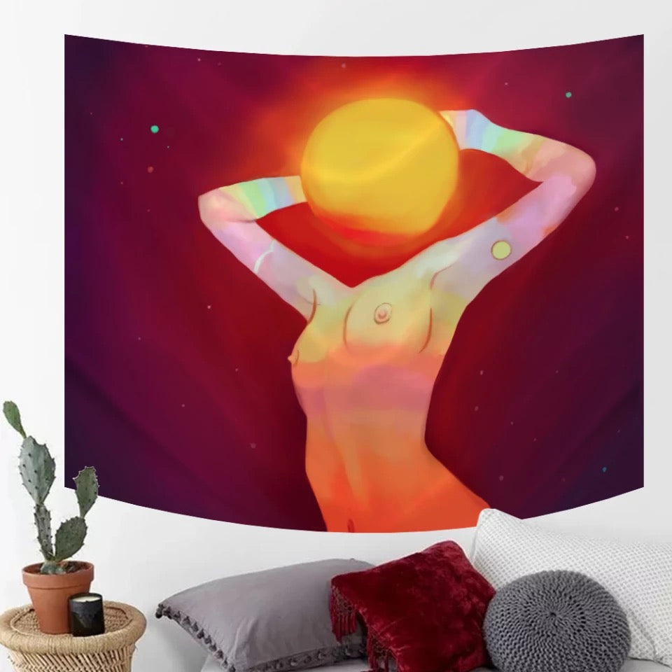Radiant Woman Tapestry