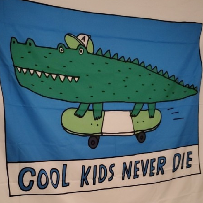 Cool Kids Never Die Tapestry