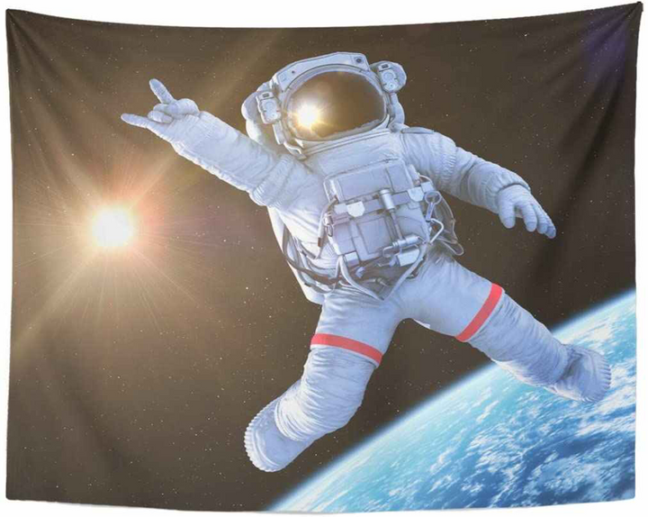Rocking Cosmonaut Tapestry