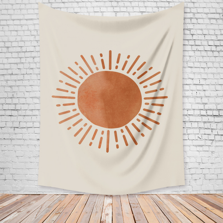 Radiating Sun Tapestry