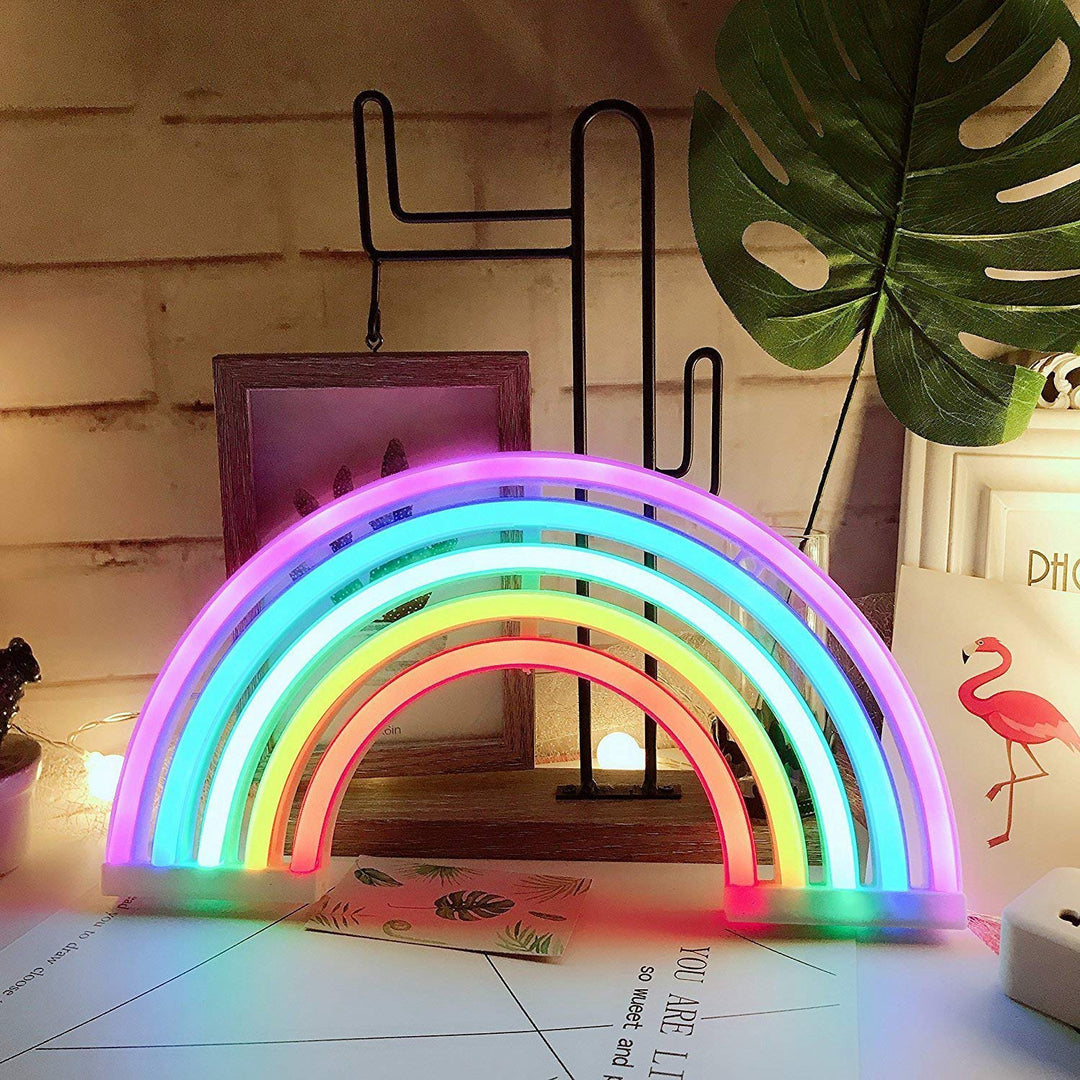 Rainbow Neon Sign - Bad Bixch Decor