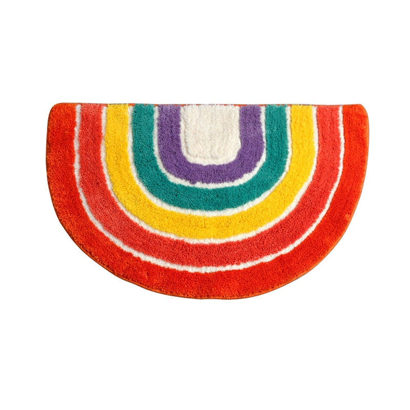 Rainbow Plush Rug