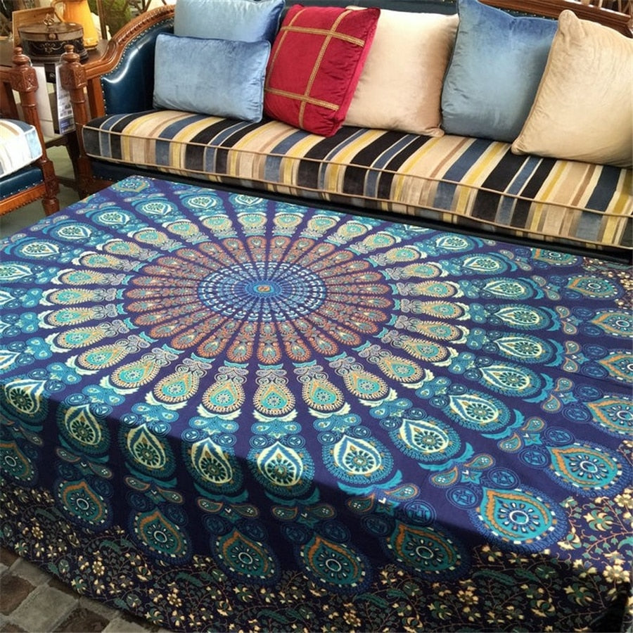 Peacock Blue Tapestry