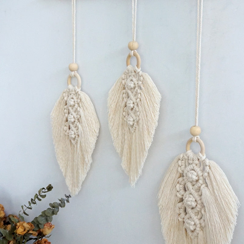 Handmade Macrame Feathers - Bad Bixch Decor