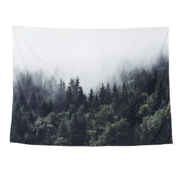 Fog Over Forest Tapestry