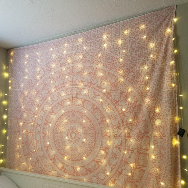 Pink Blossom Tapestry