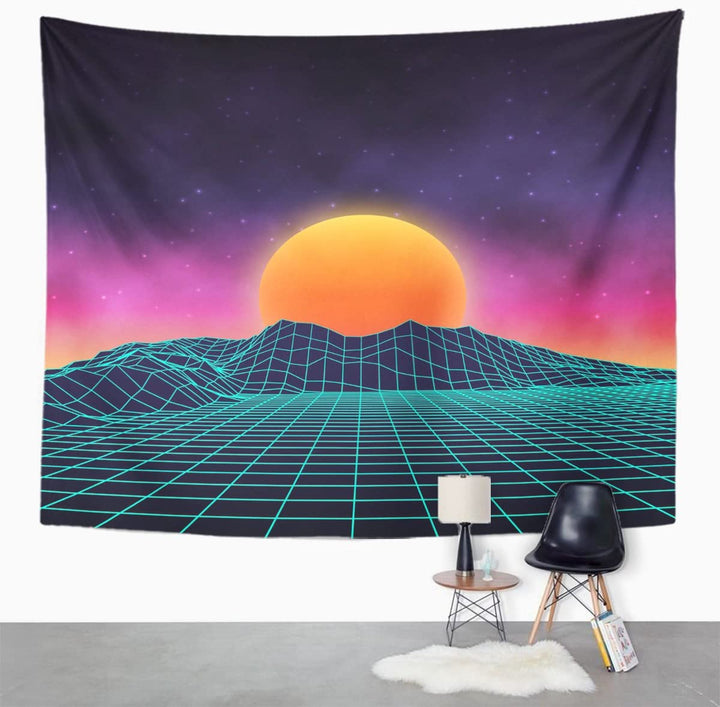 Vortex Sunrise Tapestry