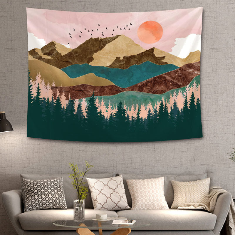 Mountain Views Tapestry