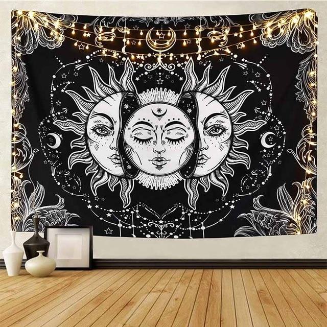 Midnight Moon Tapestry