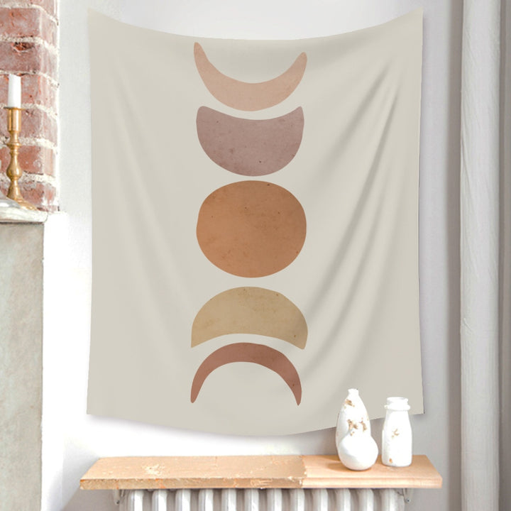 Abstract Phases of the Moon Tapestry
