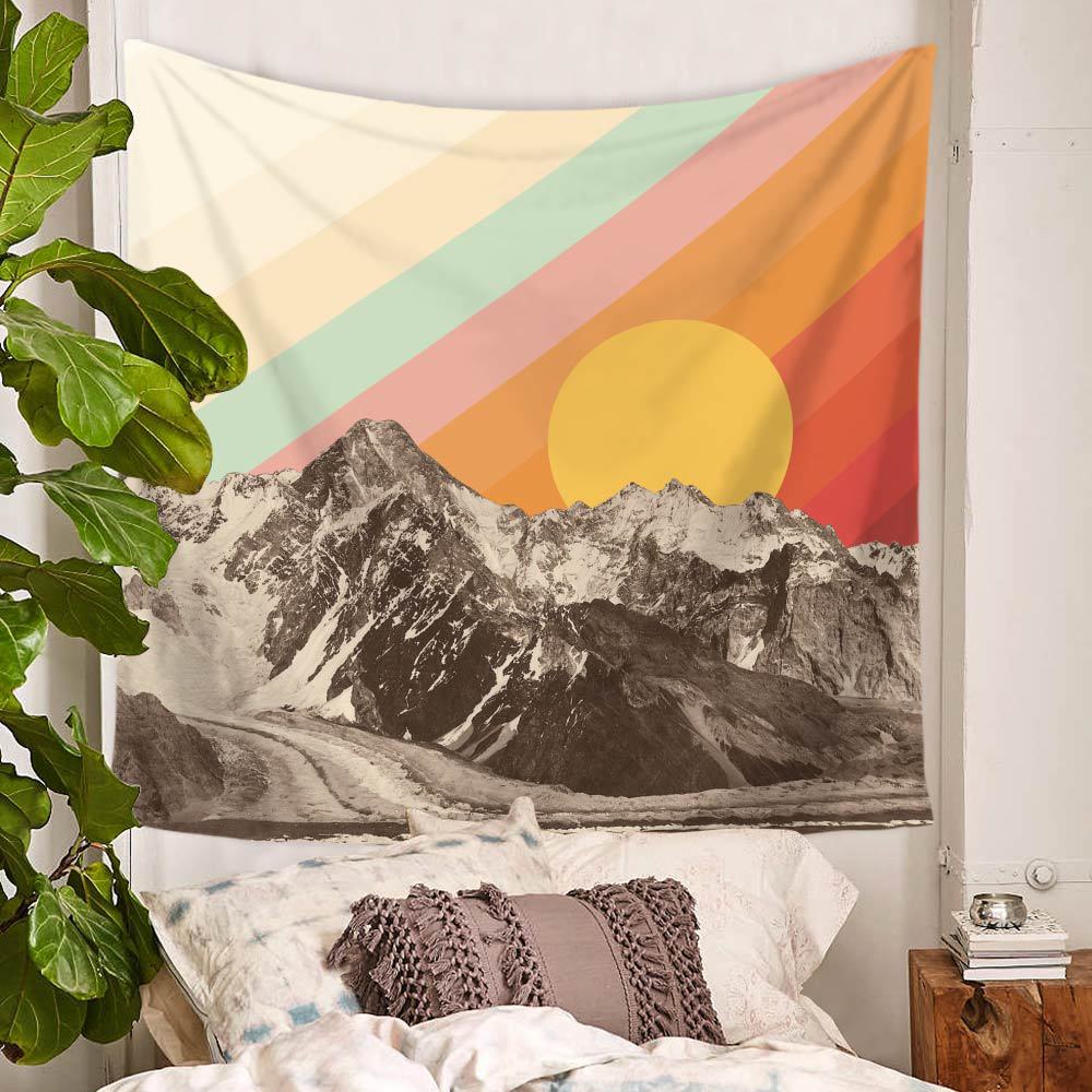 Psychedelic Sun Tapestry