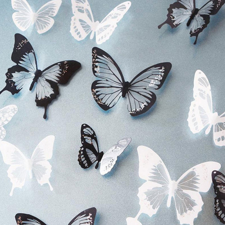 18 PCS Butterflies Wall Stickers