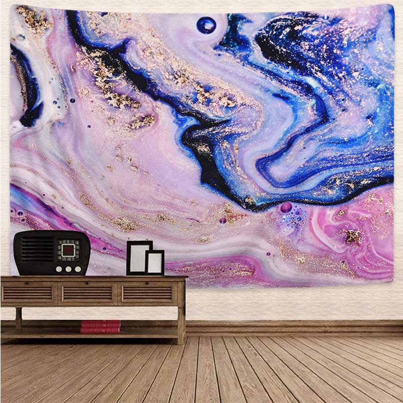 Blurred Pink Marble Tapestry