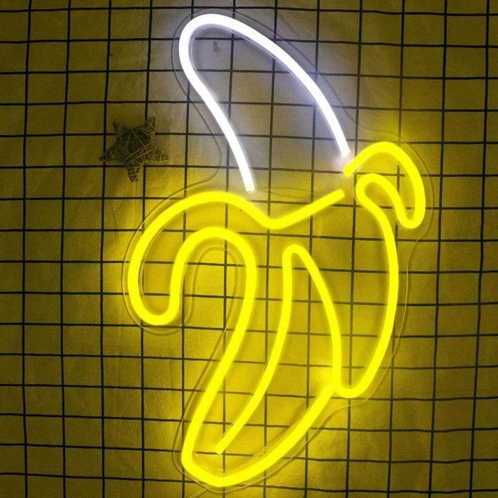 Banana Neon Sign - Bad Bixch Decor