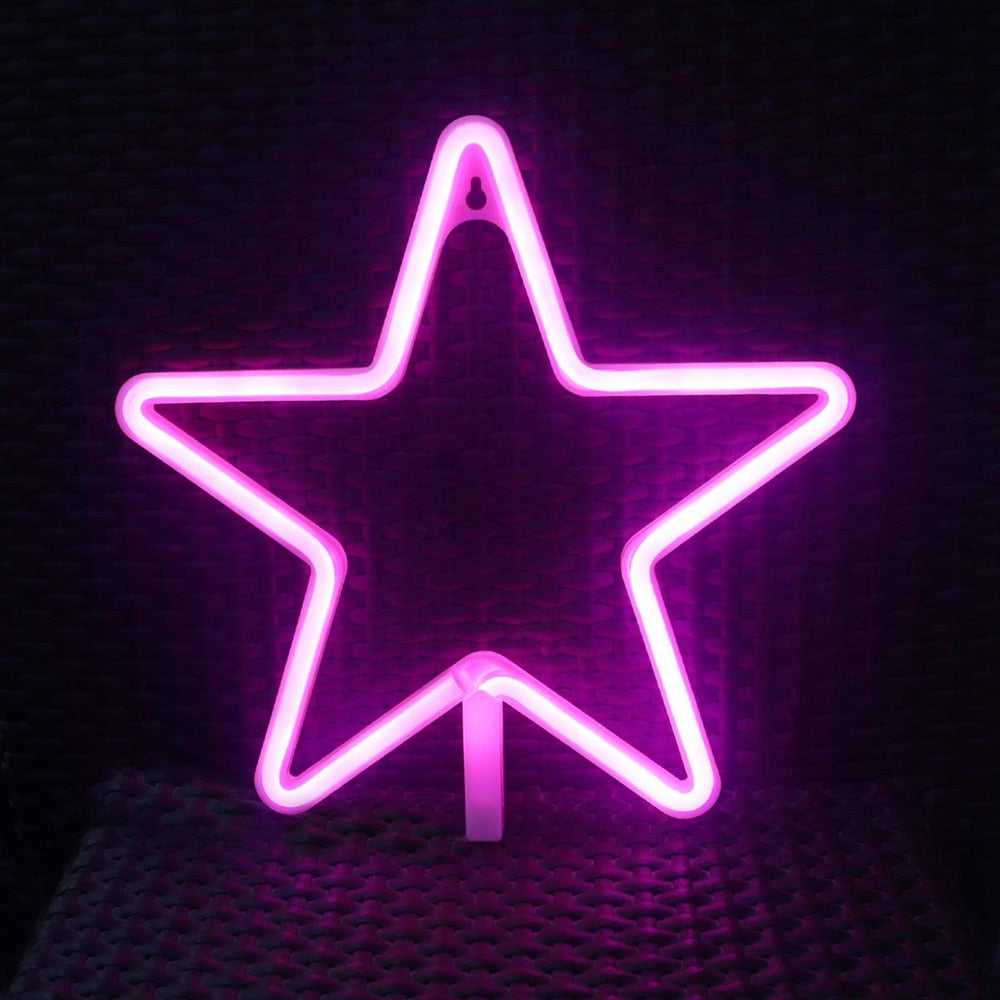 Star Neon Light - Bad Bixch Decor