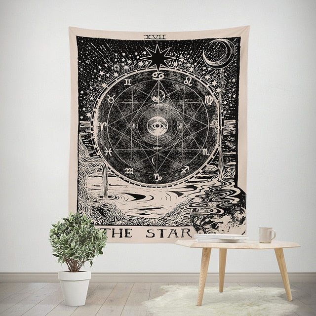The Star Tarot Card Tapestry
