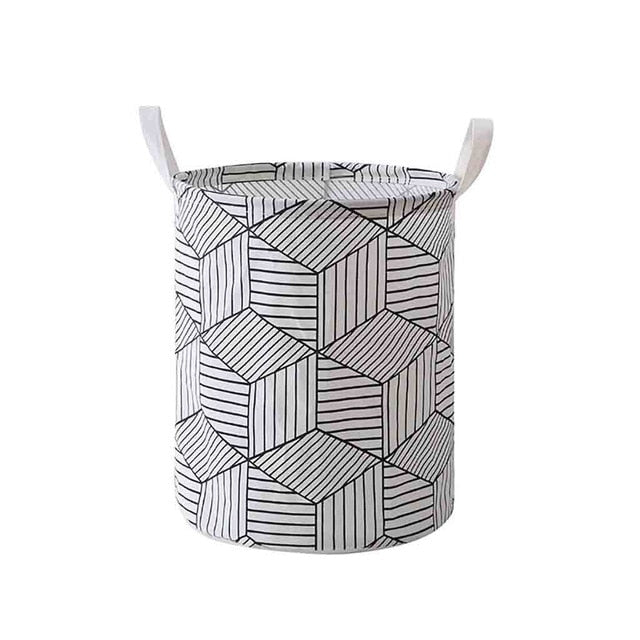 Foldable Abstract Laundry Basket