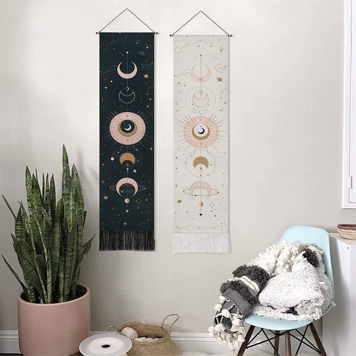Celestial Moon Phases Wall Hanging