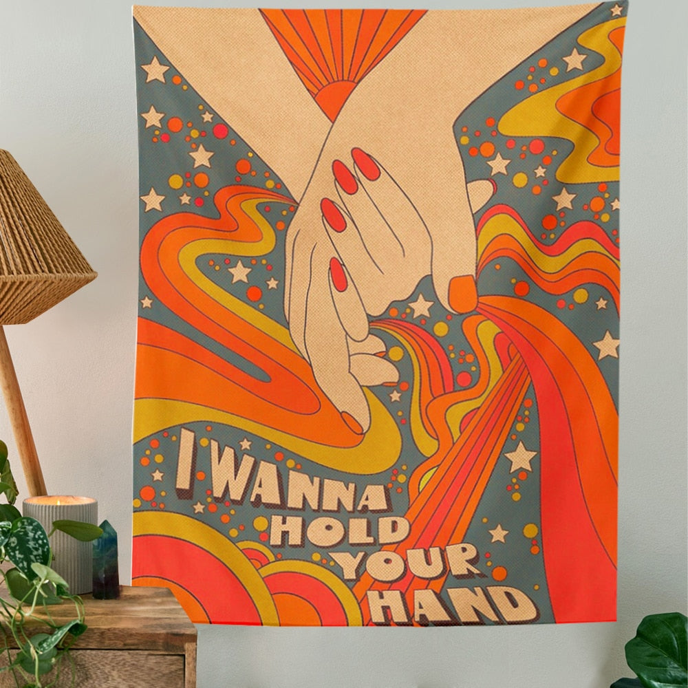I Wanna Hold Your Hand Tapestry