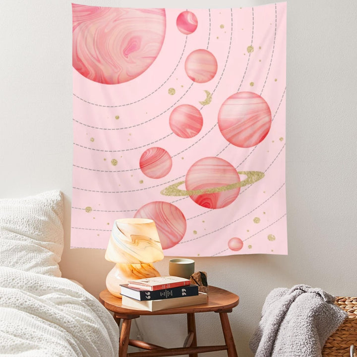 Pink Cosmos Tapestry