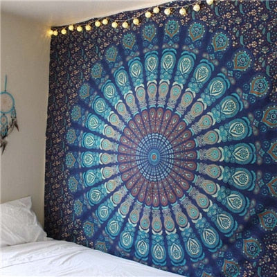 Peacock Blue Tapestry