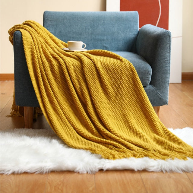 Thickened Waffle Blanket