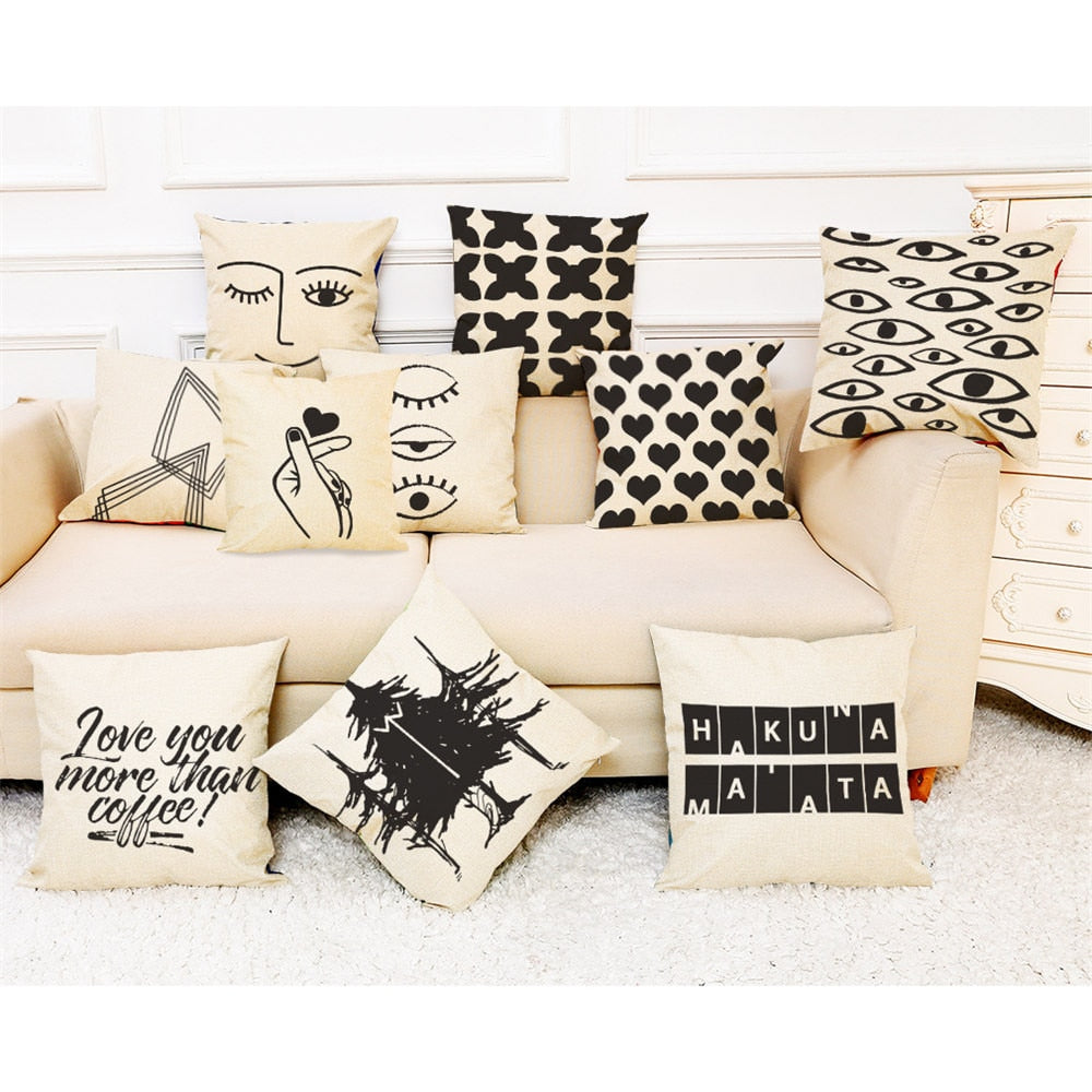 Wink + Assorted Pillow Covers