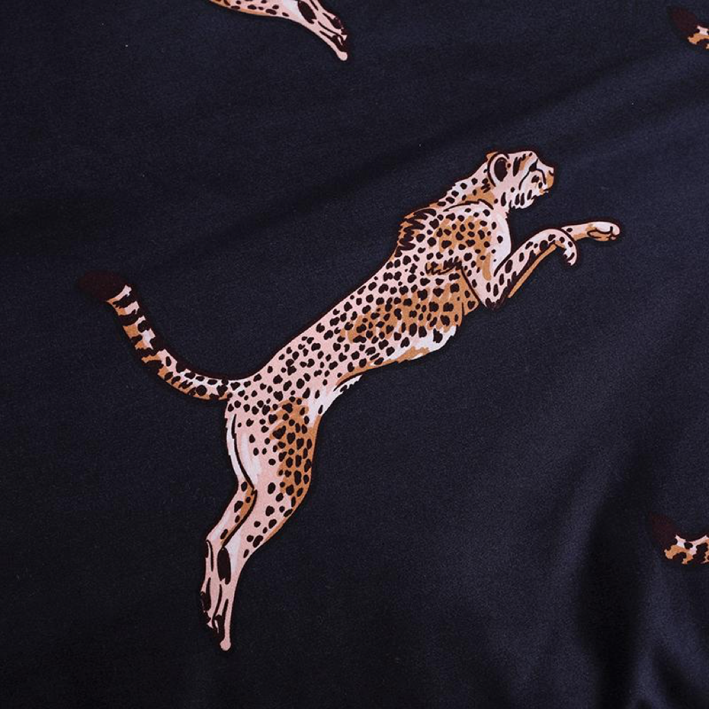 Cheetah Cat Bedding Set